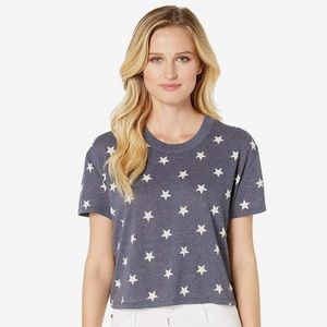 Alternative Cropped Star Print T-Shirt - Like New